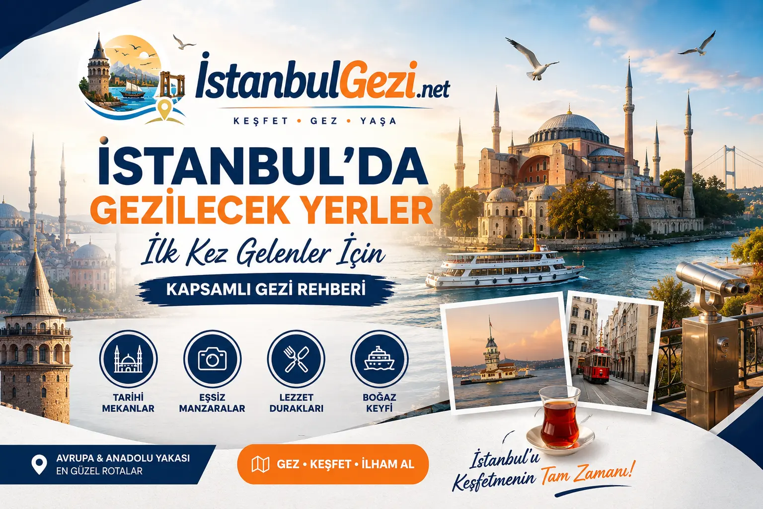 İstanbul’da gezilecek yerler