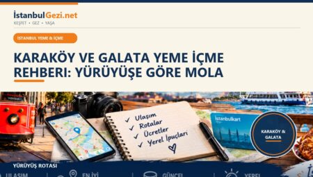 Karaköy ve Galata Yeme İçme Rehberi: Yürüyüşe Göre Mola